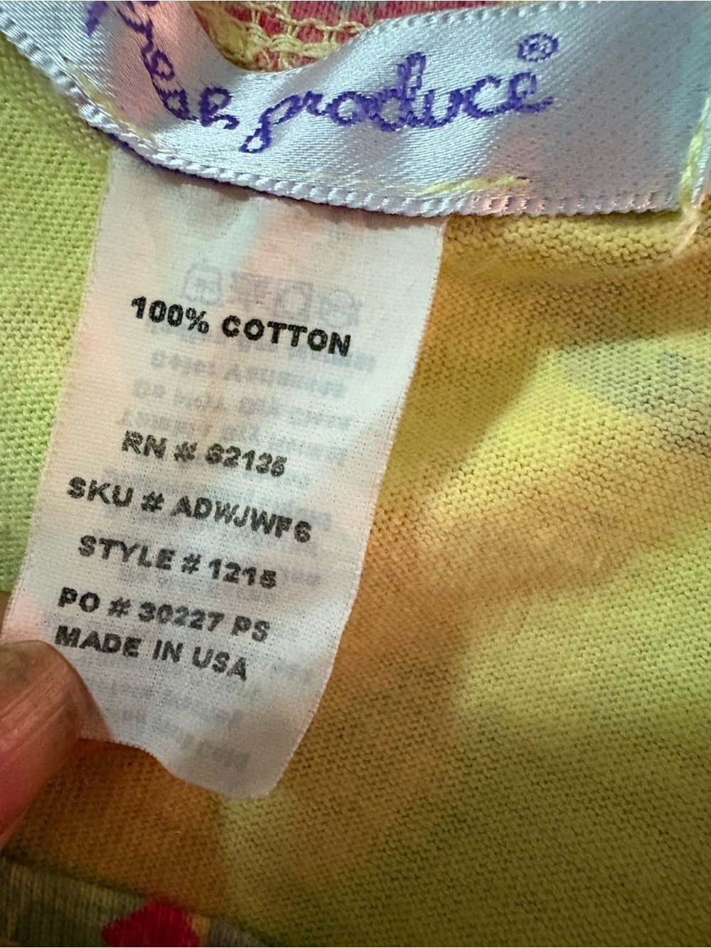 fresh produce Yellow floral print midi dress XL - Picture 3 of 6